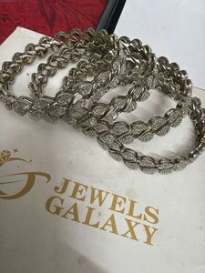 Exquisite Diamond Bangle Set