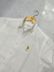 US Polo Assn White Men's Shirt