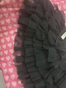 Black Net skirt