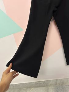 Black Flared Pants