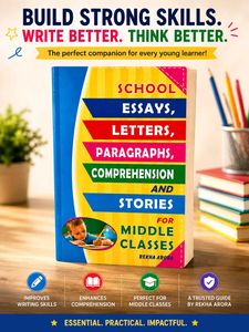 School Essays, Letters & Stories Book