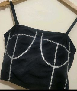 Black ⚫ Light Padded Sports Bra For 32 A Bust