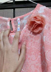 Peach Cutsy Top