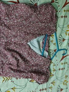 Chic Floral Print A-Line Dress
