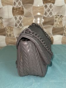 Stylish Dark Grey Chain Sling Bag