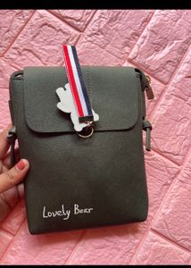 Cute Panda Charm Crossbody Bag