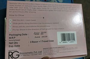 Namyaa Bikini Razor 3-Pack