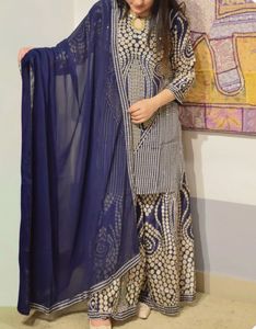 Elegant Blue Designer Kurta Set