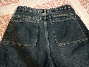 Grey Denim Cargo Jeans