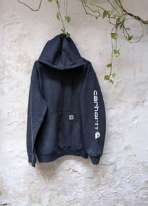 Carhartt Full Sleeve Navy Blue Hoodie