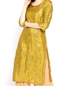 SALE‼️ Aurelia Elegant Olive Green Kurti💚