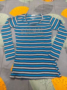 Blue Stripped T Shirt