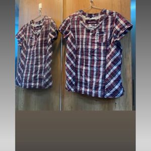 Checked Short Sleeve Shirt