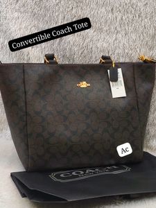 Coach Convertible  BrownTote Bag