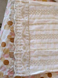 Moon White Color Georgette Sequence Kurta Set