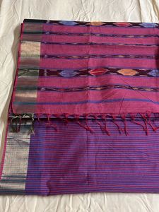 Full falls done cotton saree