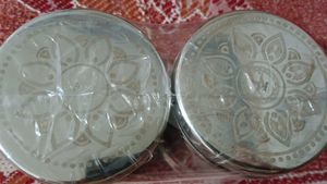 Decorative Silver Finish Containers