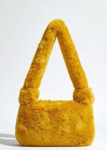 Fuzzy Shoulder Bag