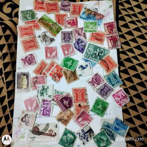 50 assorted Vintage  Stamps