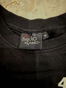 hoodie Squid Game Themed Long Sleeve Top
