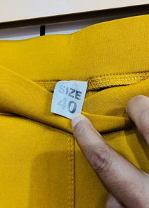 Mustard Yellow Flared Pants