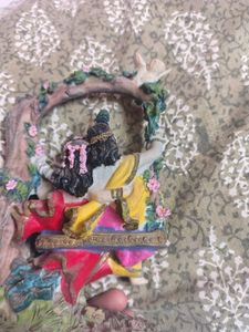 Radha Krishna Idol on Swing