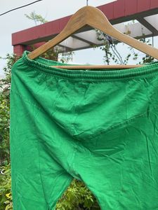 Green Cotton Leggings