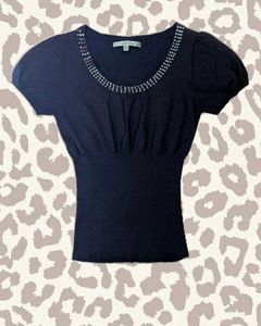 Y2K Purple Fitted Pleated Waist Top