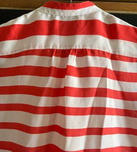 💖 Striped Sleeveless Collared Top 💖