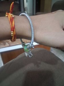 Sparkling Charm Bracelet silver plated