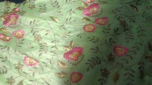 Embroidered gawn