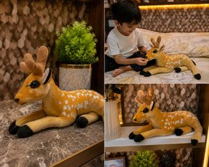 Cute Plush Deer Showpiece 🦌