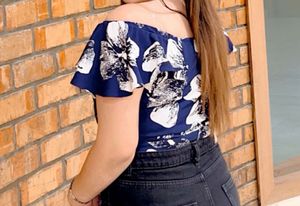 Floral Ruffle Top