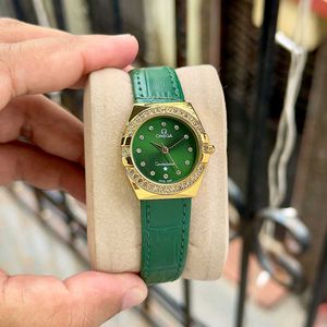 Omega Constellation Watch - Emerald Green PREMIUM
