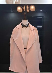 Elegant Light Pink Coat