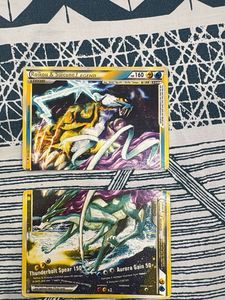 Rare Break Raikou &amp; Suicune LEGEND Pokemon Card