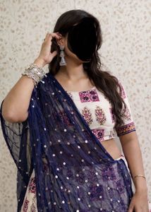 Elegant Floral Print Lehenga Choli Set