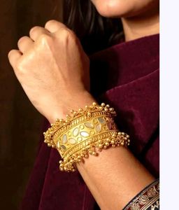 Exquisite Gold-Plated Designer Bangles