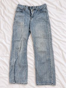 Light Wash Wide Leg Jeans