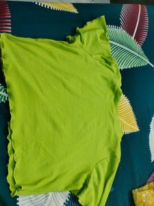 Neon Green Crop Top