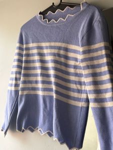 Chic Striped Knit Sweater