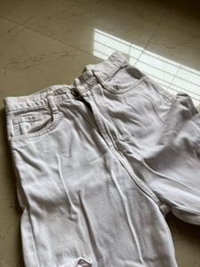 white  Cargo Jeans