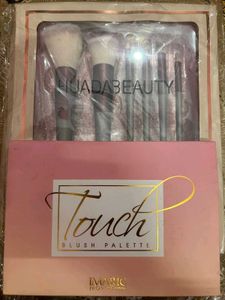 Professional Makeup Brush Set &amp; Blush Palette