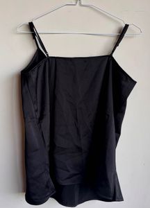 Satin-look Spaghetti Top