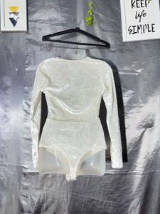 Velvet Plunge Neck Bodysuit