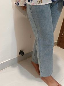 Light Wash Wide Leg Jeans