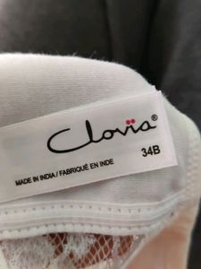 White Front Hook Bra
