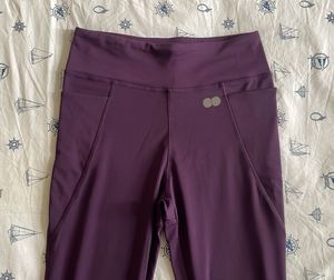 Women's Purple Athletic Leggings