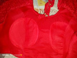 Red Lace Blouse