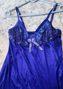 Elegant Blue Lingerie Set